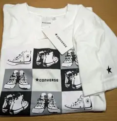 新品　コンバース　converse　半袖　Tシャツ　白　刺繍