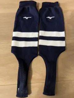 Mizuno ネイビー ストライプ ソックス　ジュニア