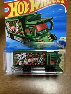 396‼️Hot Wheels RAIJIN EXPRESS 招き猫　緑　26B