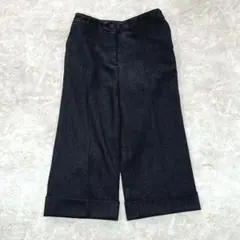 ジョルジュレッシュ クロップドパンツ 34 XS グレー 日本製 ローウエスト
