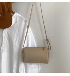 楽天 ショルダーバッグ グレージュ 韓国