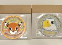 どうぶつの森 クリアラバーコースター ペーター・アポロ 2点セット