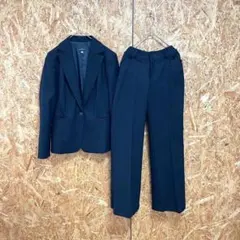 QUEENSCOURT スーツセットアップ ジャケット パンツ ブラック L相当のサムネイル