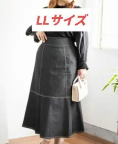 クレット　デニムスカート　LLサイズのサムネイル