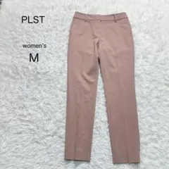 【PLST】プラステ センタープレス テーパードパンツ 【M】美脚 きれいめ