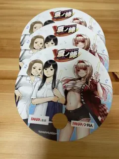 FANZA　うちわ 3枚　コミックマーケット