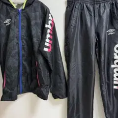 UMBRO ウィンドブレーカー 上下セット ブラック レディースOサイズ