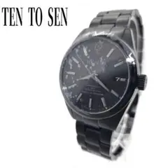 TEN TO SEN 自動巻き時計 ブルーダイヤル - メルカリ