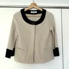 NATURAL BEAUTY BASIC 　ノーカラースーツ セットアップ