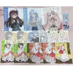 ホロライブ 星街すいせい 百鬼あやめ クリアファイル 色紙 カード まとめ売り