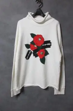 UNDERCOVER アンダーカバー 薔薇 バラ スウェット ホワイト 白