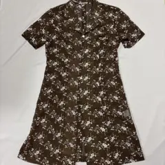 刺繍ロングジャケット シアー素材 ブラウンのサムネイル