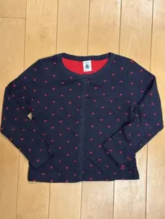 プチバトー　カーディガン　6a116 120