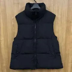 即決 GU ジーユー ヒートパデッドオーバーサイズベスト ブラック M