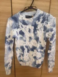 Polo Ralph Lauren タイダイ ケーブルニットセーター