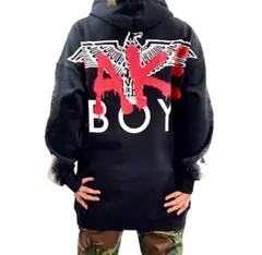 BOYLONDON ボーイロンドン　fake スプレー　落書き　ロゴ　ビッグのサムネイル