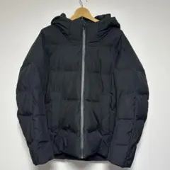 UNIQLO フード付き ブラック ダウンジャケット L