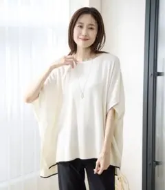 美品　GLOBAL WORK グローバルワーク　スッキリ　キレイさらさらポンチョ