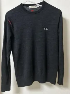 UNIQLO ANYA HINDMARCH ダークグレー ニットセーター Ｘ L