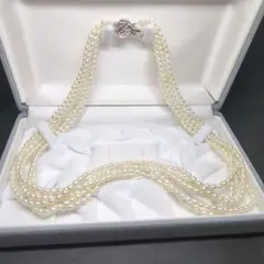 【テリ最強】本真珠 パール パールネックレス pearl necklace 美品のサムネイル