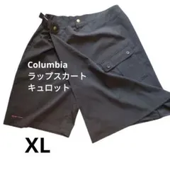 伸縮性抜群、軽量、後ゴムColumbia ラップスカートキュロット XL