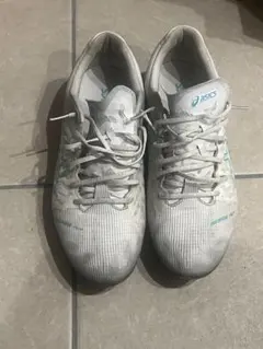 ASICS SUPERFLY ホワイト/グリーン スパイク - メルカリ