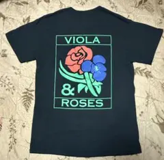 VIOLA & ROSES Tシャツ ブラック