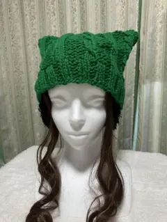 猫耳ニット帽 ファッション小物