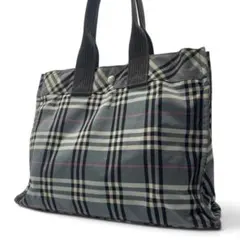 BURBERRY 버버리 토트 백 노바 체크 그레이 일본제