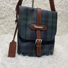 希少　美品　ラルフローレン　ショルダーバッグ　フラップ　チャーム　ワンショルダー