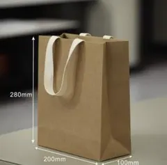 クラフト紙 ショップ袋 280mm 10枚セット