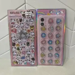 ストーンつきジュエルプチドロップ　おはじきシール