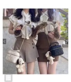 2Wayキルティングバニティショルダーバッグ[tr534]