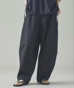 2025AW⭐︎Curensology ⭐︎カレンソロジー⭐︎T/Wダブルクロスパンツ