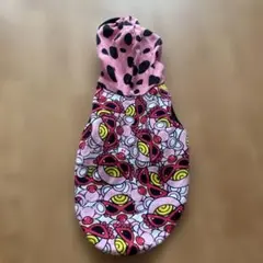 犬服　ハンドメイド　　タンクトップ　フード付　S〜Mサイズ程度のサムネイル