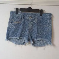 Diesel デニムショートパンツ ライトブルー