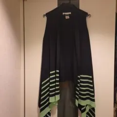 【最終値下】エレガント未使用❗SONIARYKIELイタリア製ドレープロングジレ