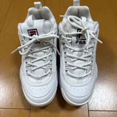 FILA フィラ 厚底スニーカー ホワイトのサムネイル