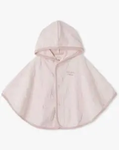 ジェラピケ　gelato pique パイルポンチョ　ベビー　80 さくらんぼ柄