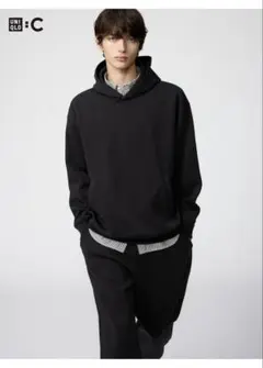 UNIQLO:C スウェットオーバーサイズプルパーカ