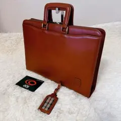 【美品】DAKS ダックス　ACE とのコラボ　ブラウン ビジネスバッグ　レザー