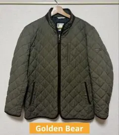 【美品】 Golden Bear キルティングジャケット オリーブグリーン(L)