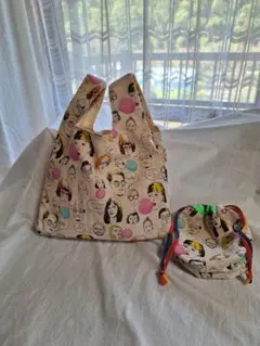 エコバックタイプのバック&巾着セット