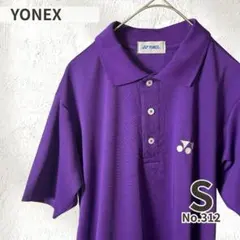 YONEX ヨネックス ポロシャツ 半袖 S パープル テニス