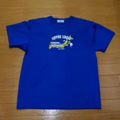 YONEX 日本リーグTシャツ　青 　Mサイズ 送料込み
