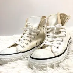 希少★コンバース　オールスター　ハイカットスニーカー　レザー　90s　USA製