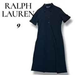 Ralph Lauren ブラック 半袖ポロワンピース サイズ9