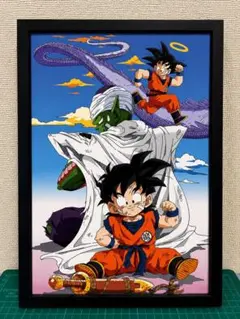 ドラゴンボール DRAGON BALL 少年悟空 集合写真 A4 額付き - メルカリ