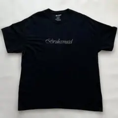 GILDAN ギルダン ラインストーン ロゴTシャツ XL 黒 Y2K T-17