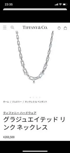 美品 ハードウェアネックレス　グラジュエイテッドのサムネイル